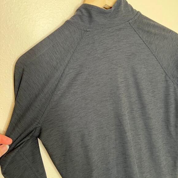 Old Navy Gray Long Sleeve Pull Over Quarter Zip Front Large 10-12 - Picture 6 of 8